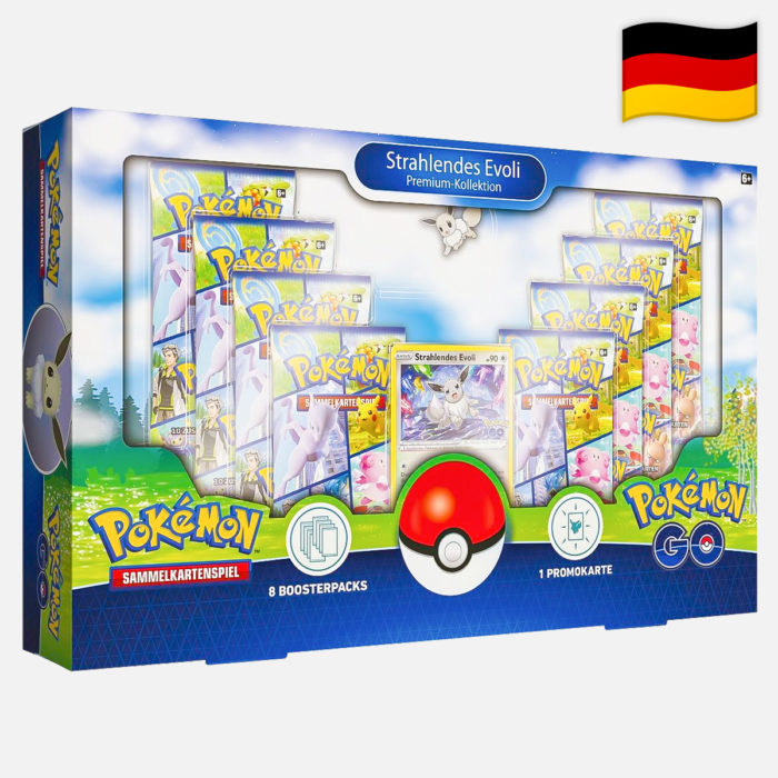 Pokemon Go Strahlendes Evoli Premium Kollektion Deutsch