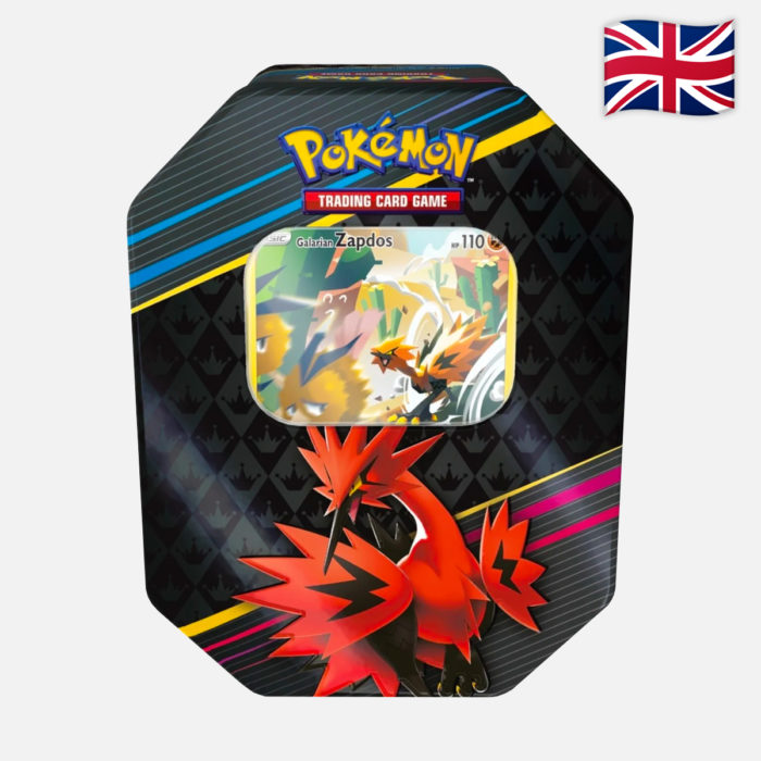 Pokemon Zenit der Koenige Galar Zapdos Tin Box EU Version
